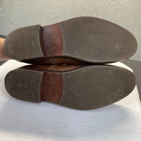 ClarksUltimate Comfort Men's Slip On Brown Leather Chelsea Boots,Size 13 M - Picture 5 of 16